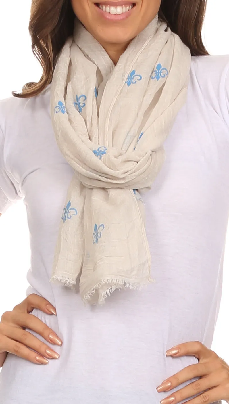 Sakkas Hillary summer breeze lightweight flowing sheer gauze wrap scarf