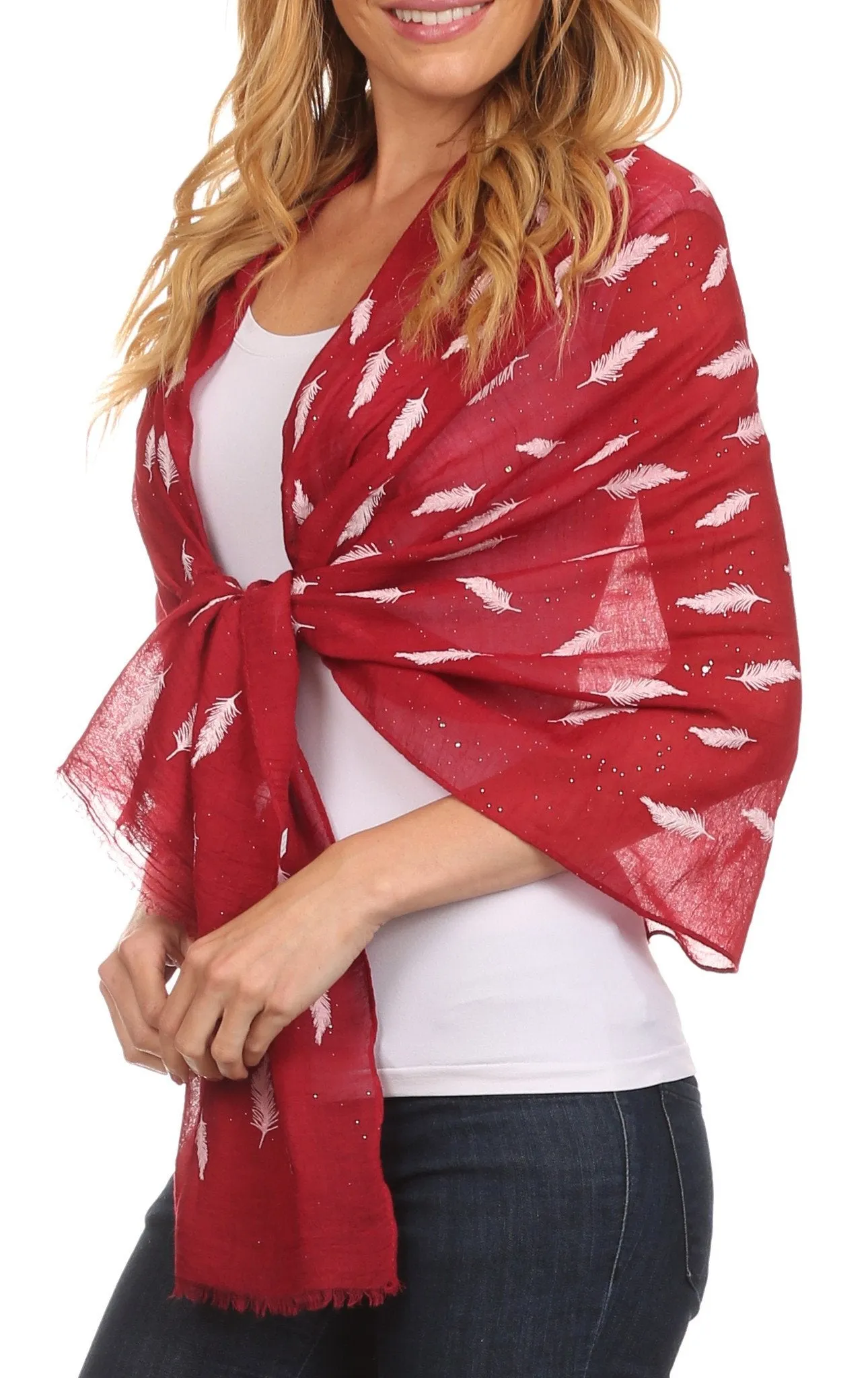 Sakkas Hillary summer breeze lightweight flowing sheer gauze wrap scarf