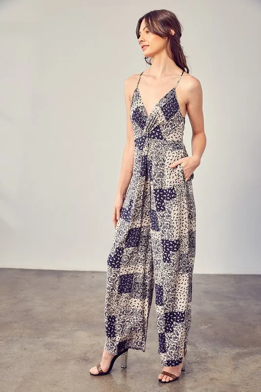 Samantha Paisley Printed Cami Jumpsuit