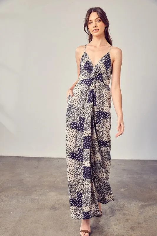 Samantha Paisley Printed Cami Jumpsuit