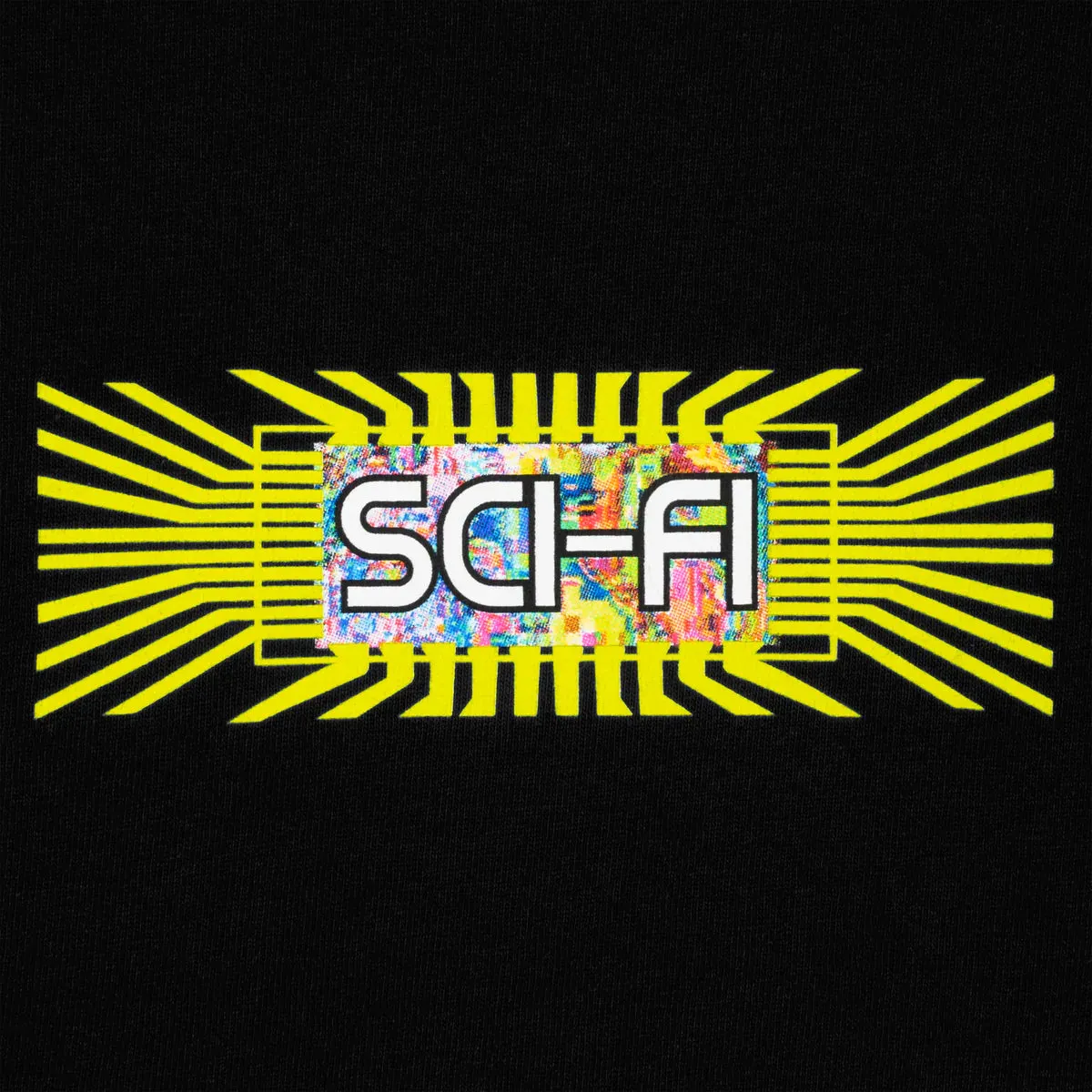 Sci Fi Fantasy Chip T Shirt Black