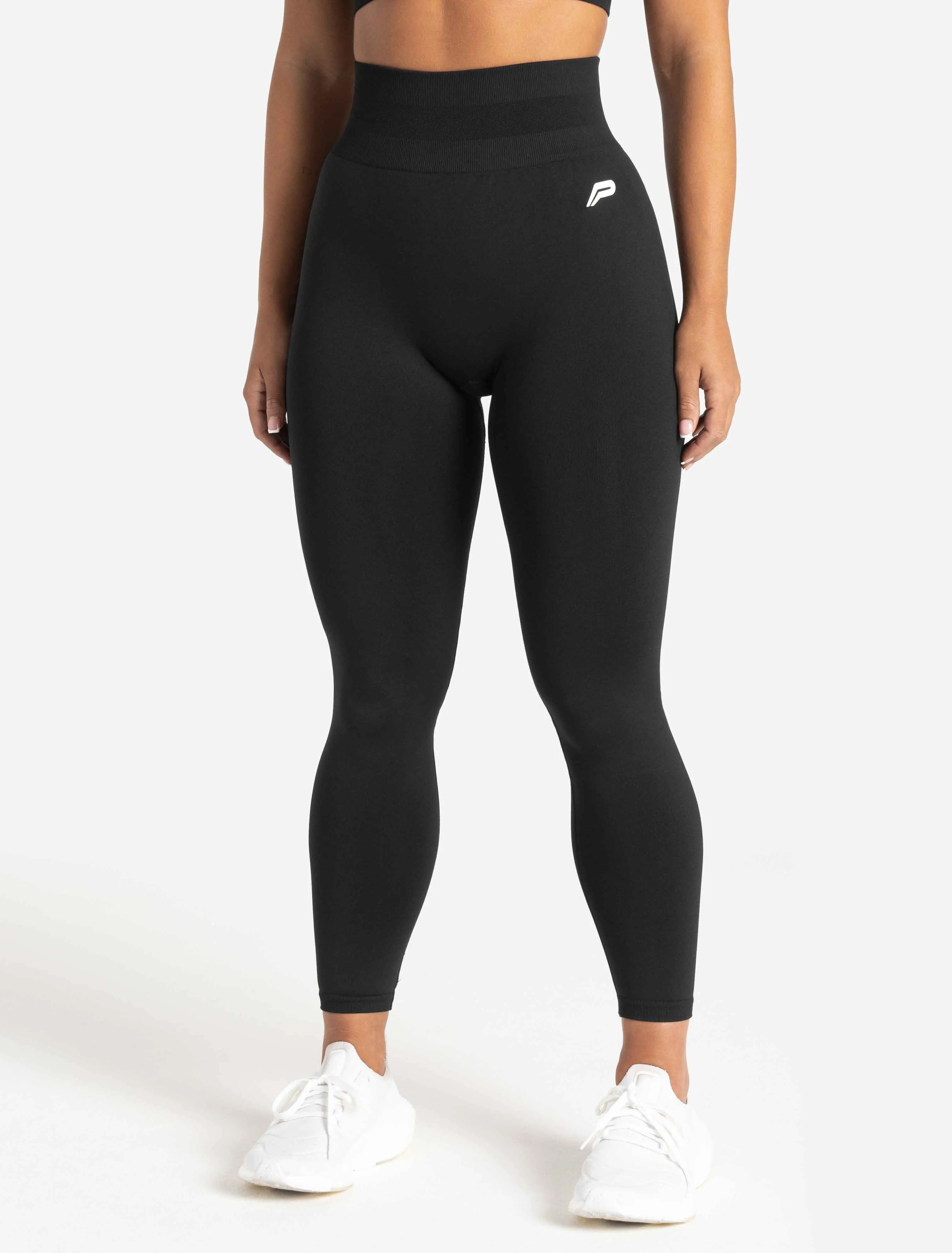 Scrunch Seamless Leggings - Black