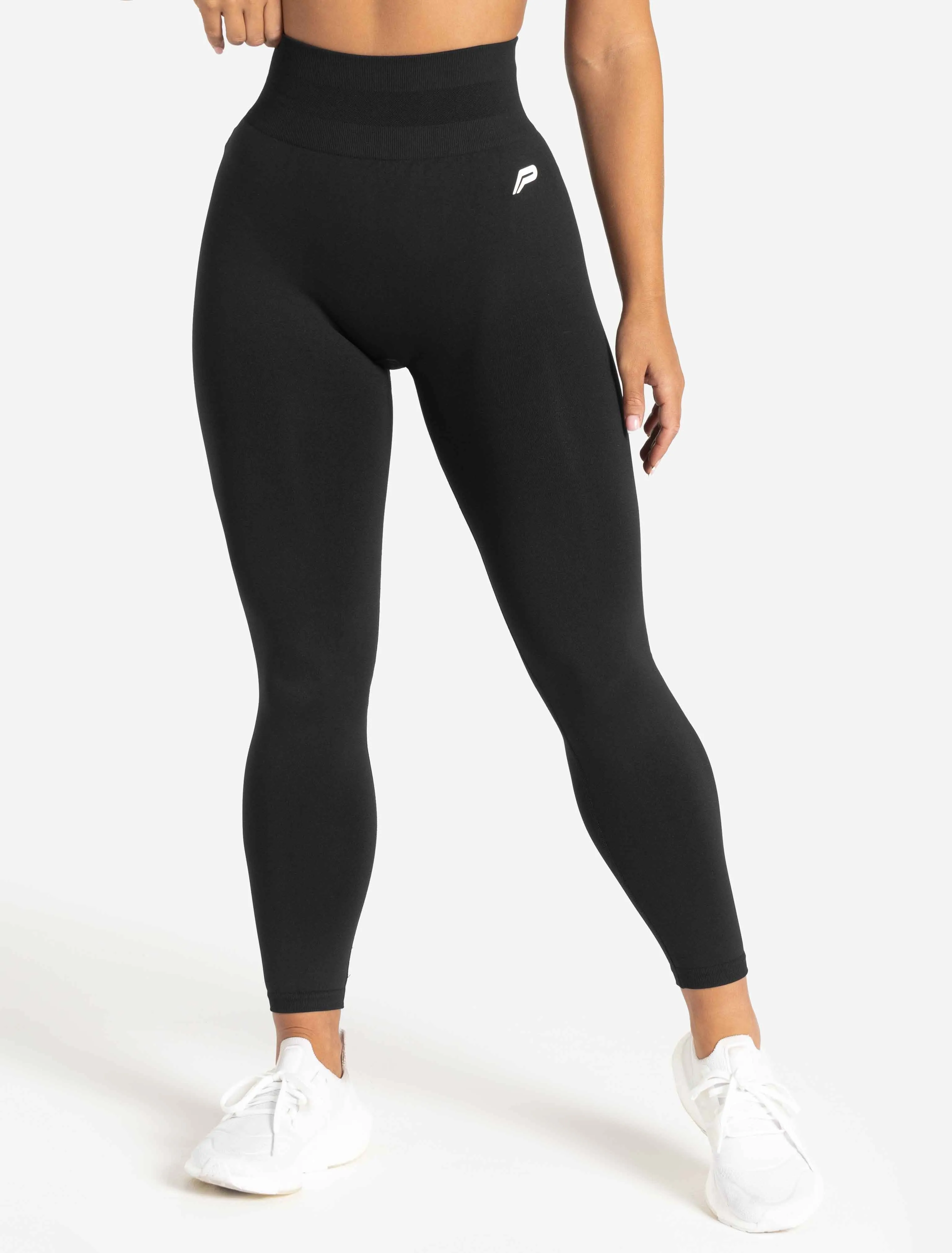 Scrunch Seamless Leggings - Black