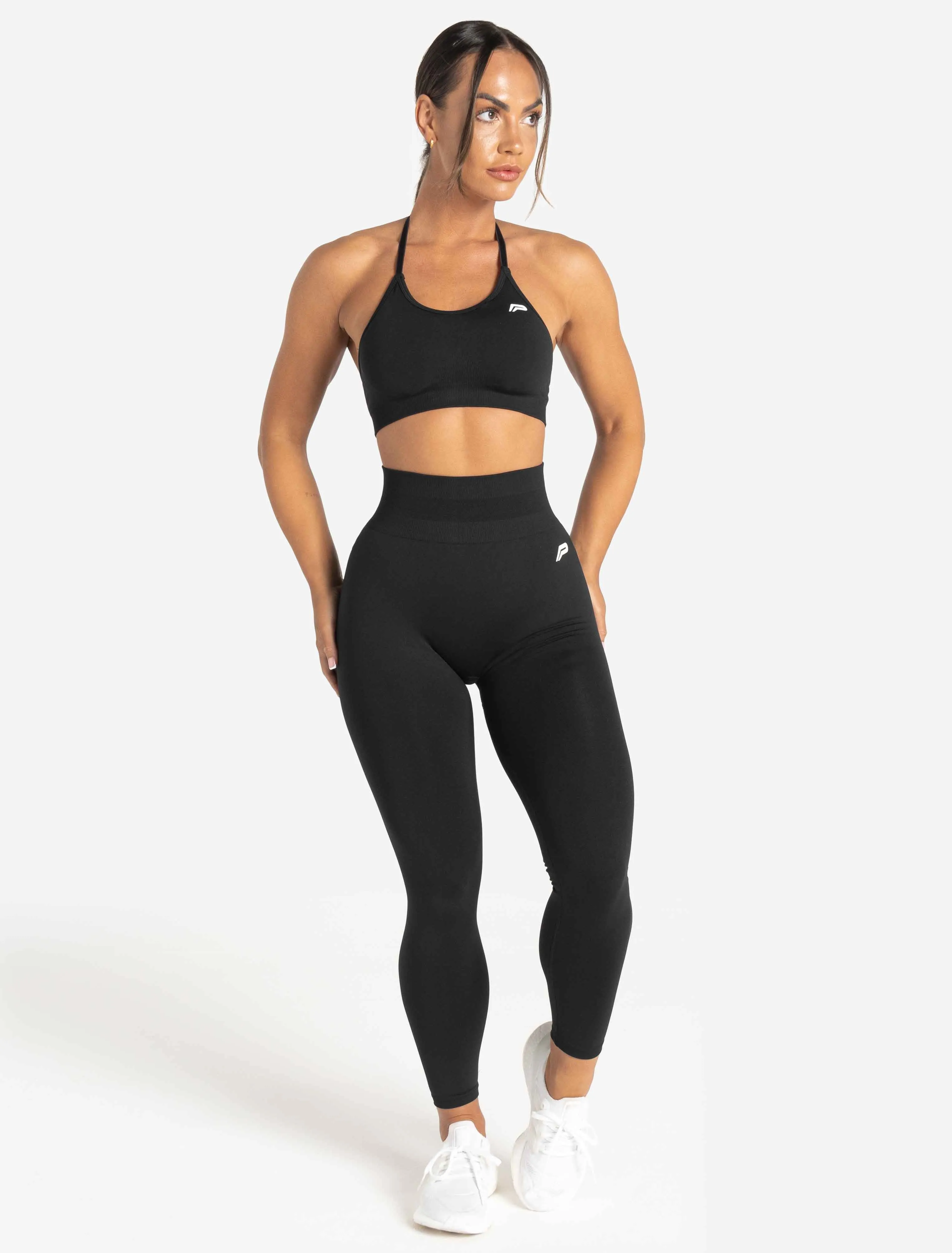 Scrunch Seamless Leggings - Black