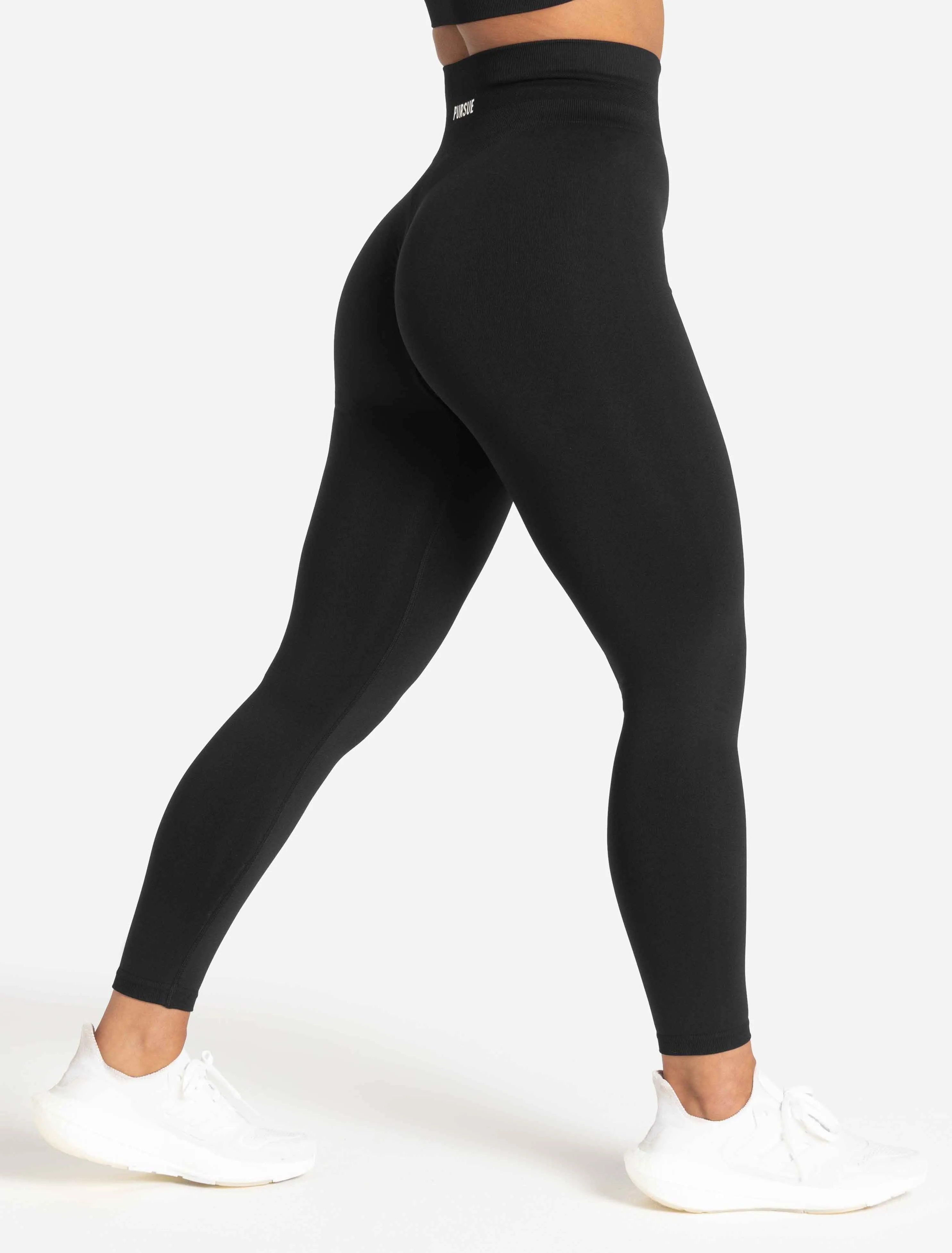 Scrunch Seamless Leggings - Black