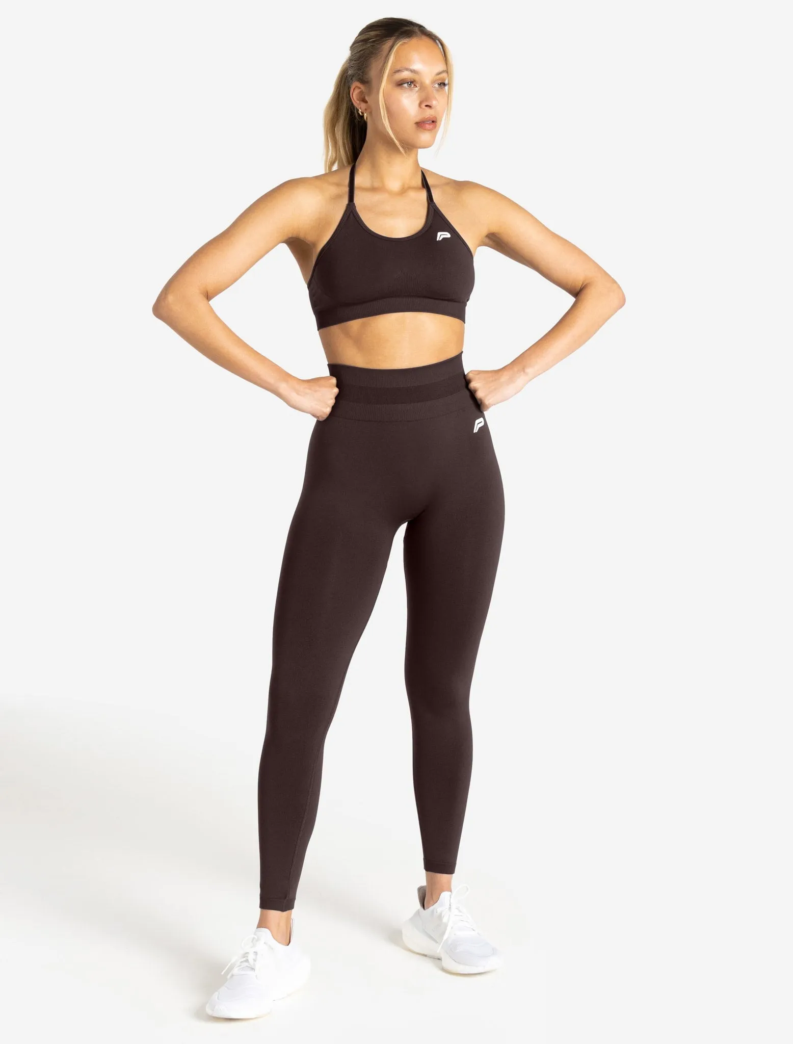 Scrunch Seamless Leggings - Chocolate Plum