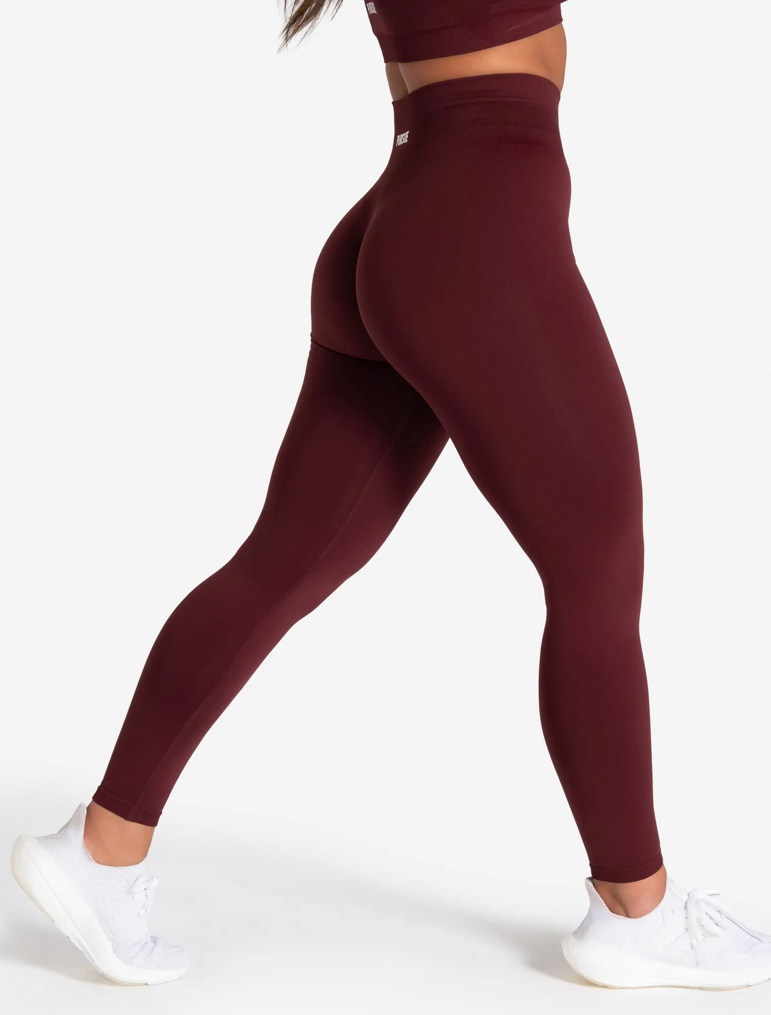 Scrunch Seamless Leggings - Dark Cherry