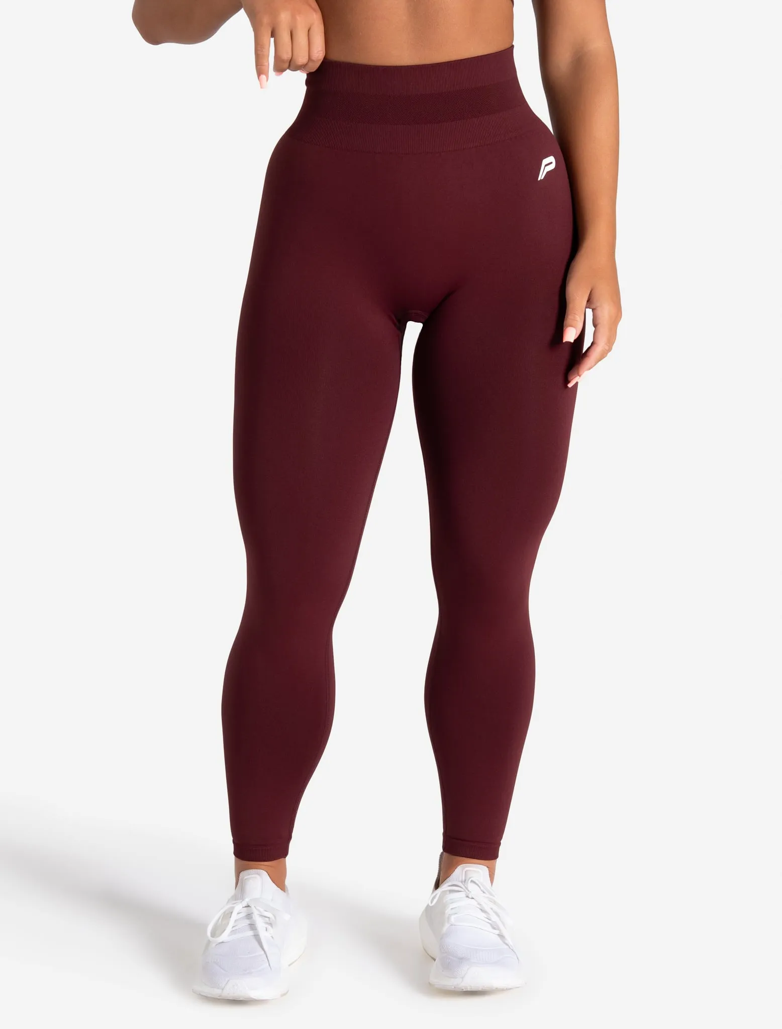 Scrunch Seamless Leggings - Dark Cherry