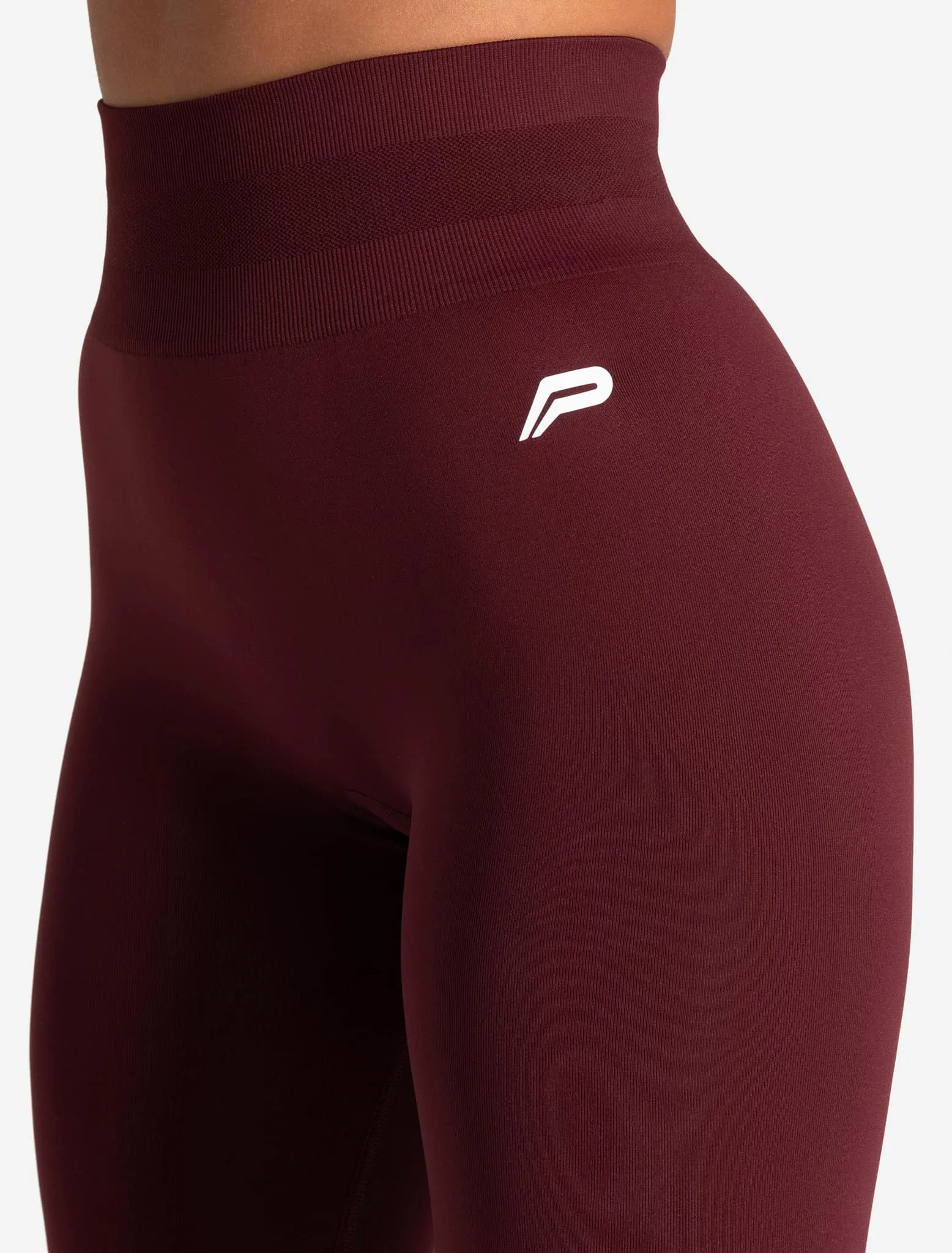 Scrunch Seamless Leggings - Dark Cherry