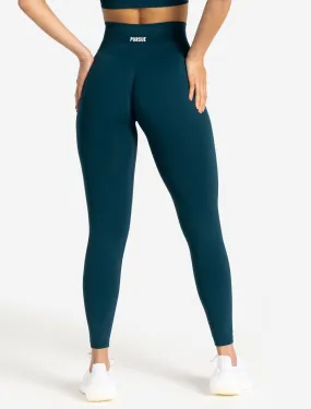 Scrunch Seamless Leggings  - Dark Teal