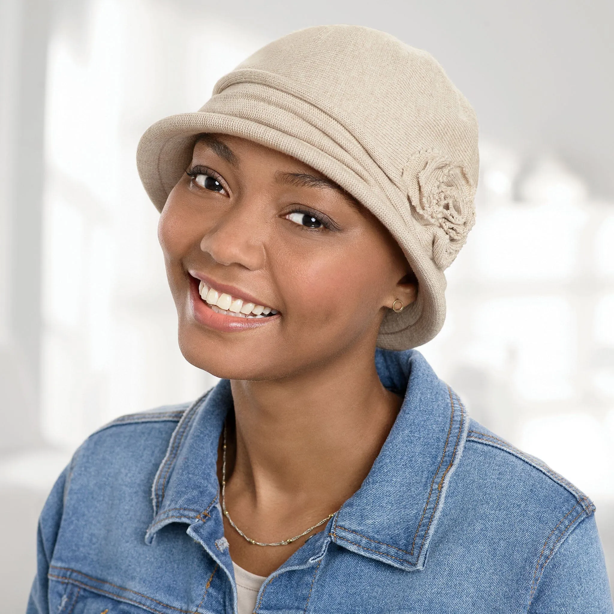 Shelly Knit Cloche