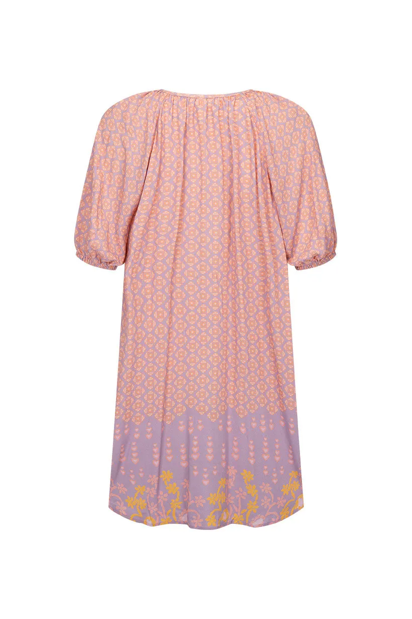 Spell - Sweet Nothings Button Through Tunic Dress - Sugar Plum