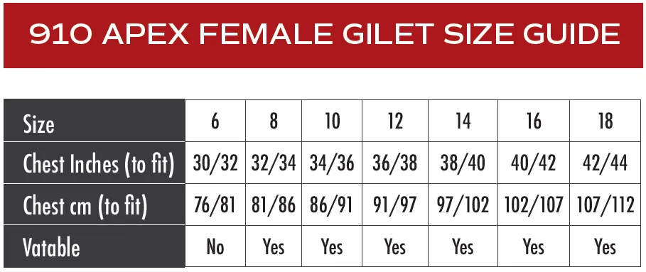 Staff Female Gilet