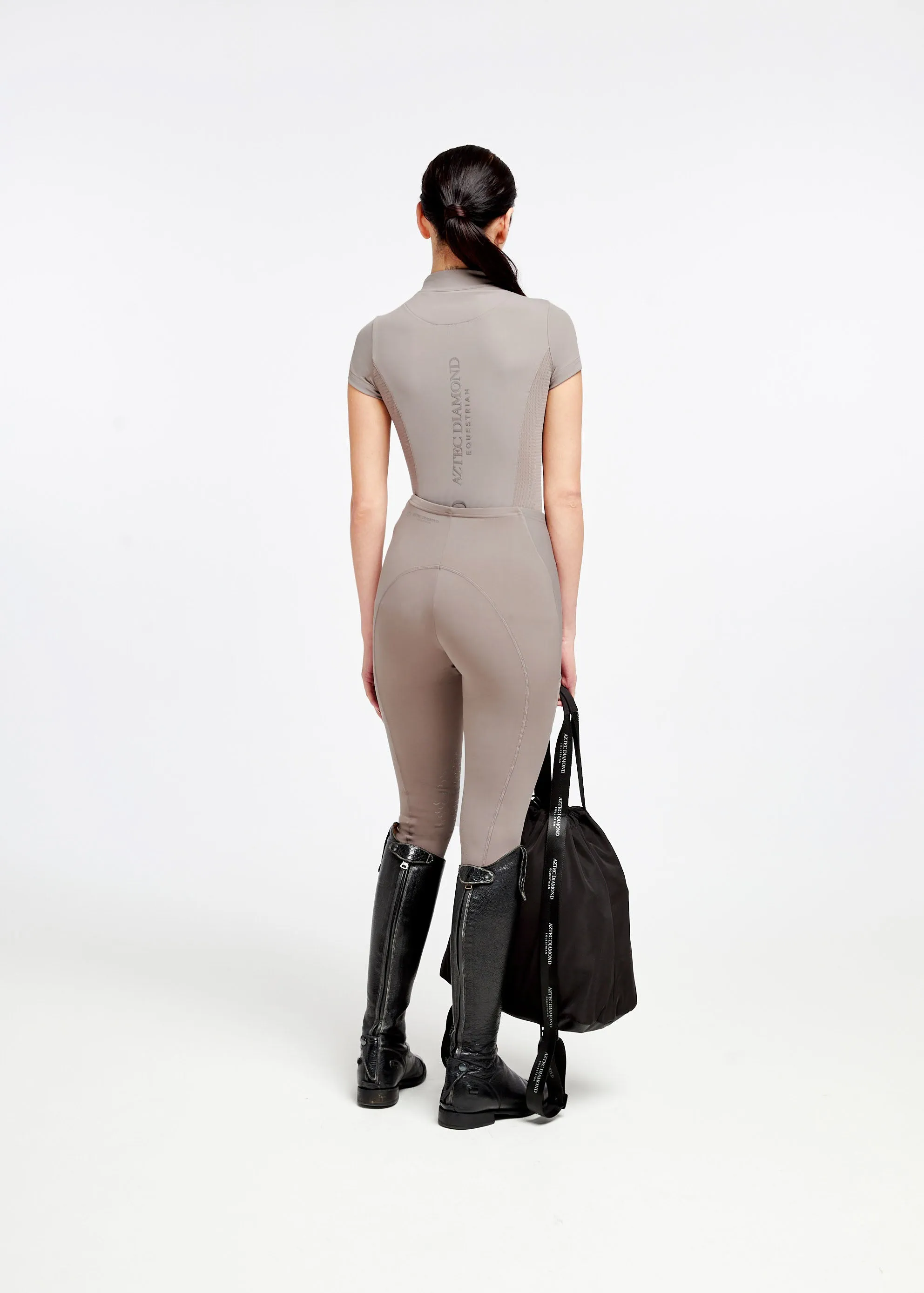 Taupe Icon Riding Leggings