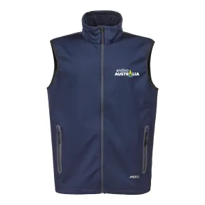 TEAM AUSTRALIA MENS ESSENTIAL SOFTSHELL GILET