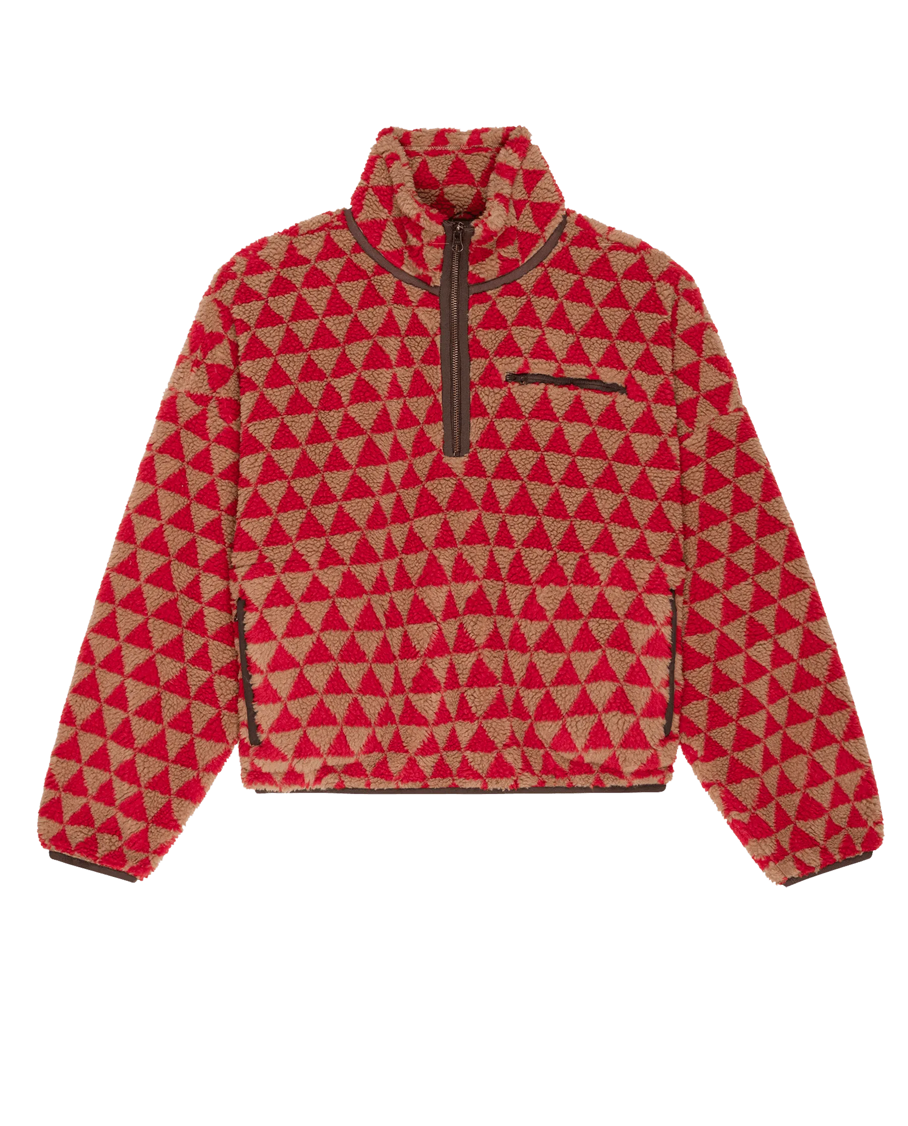 The Plush Terrain Half-Zip. -- Poppy Geo