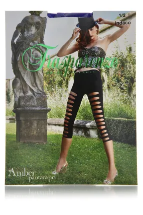 TRASPARENZE AMBER Leggings Cobalto