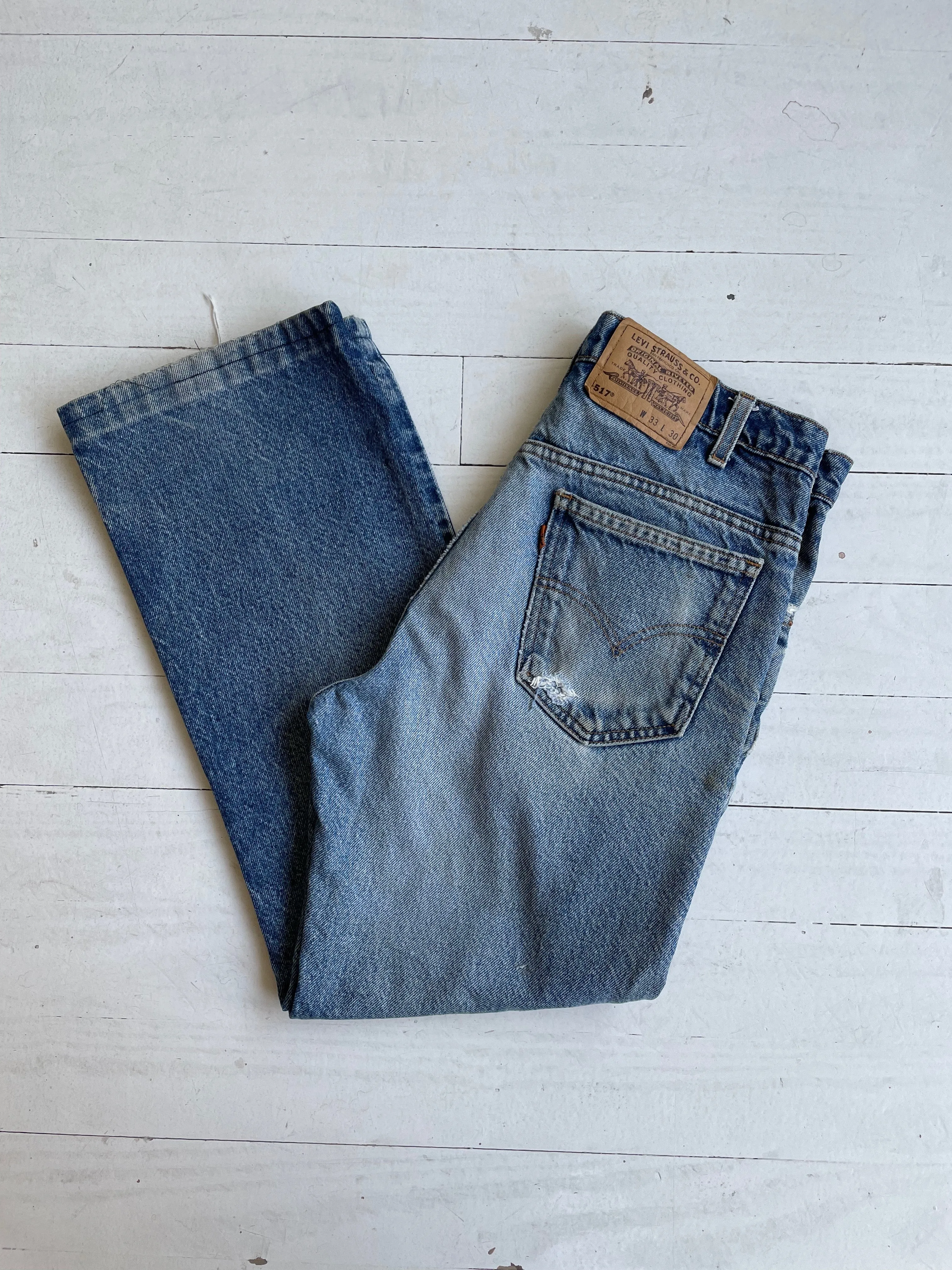 Vintage 1980s Levis 517s | made in the USA