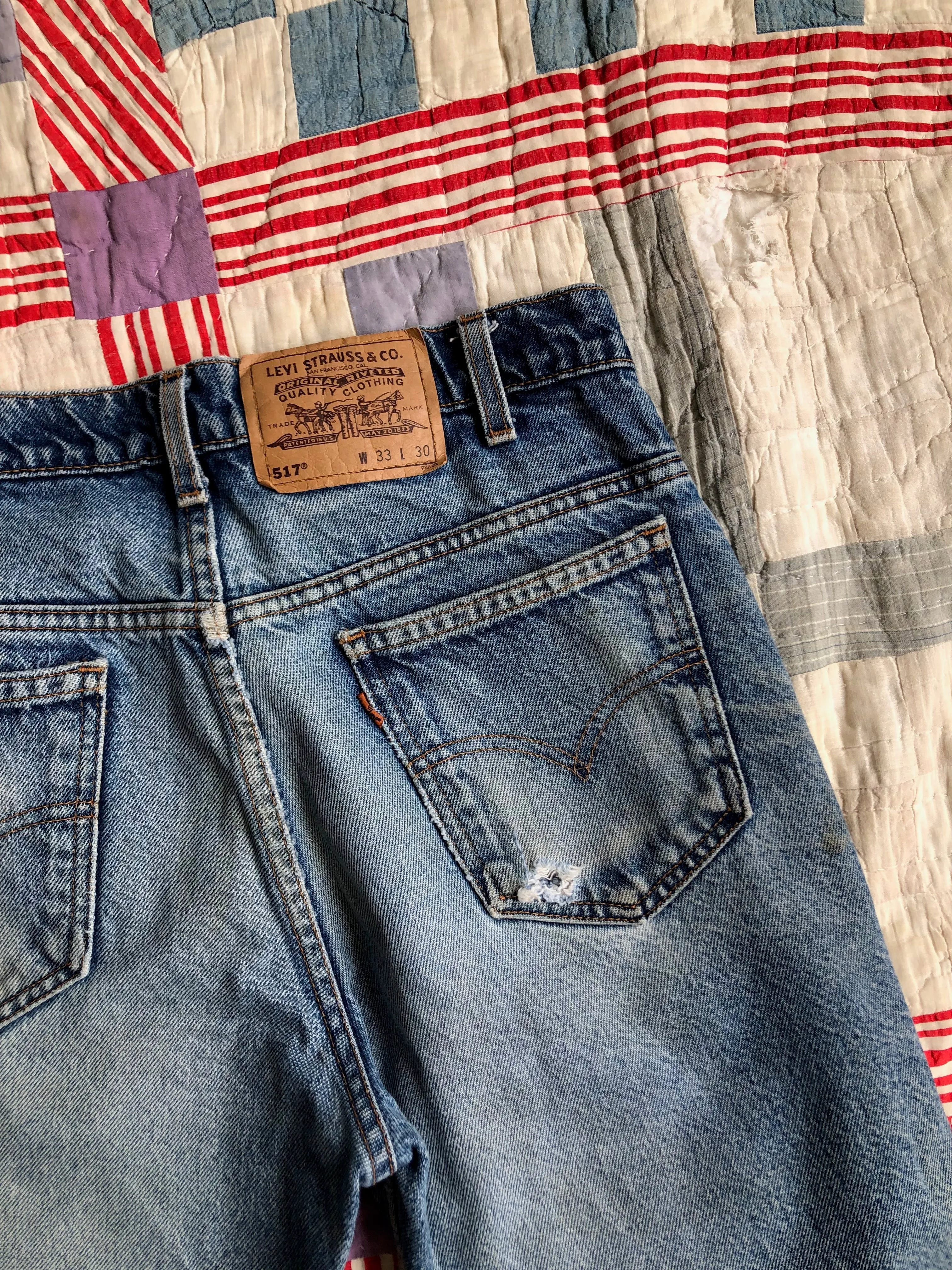 Vintage 1980s Levis 517s | made in the USA