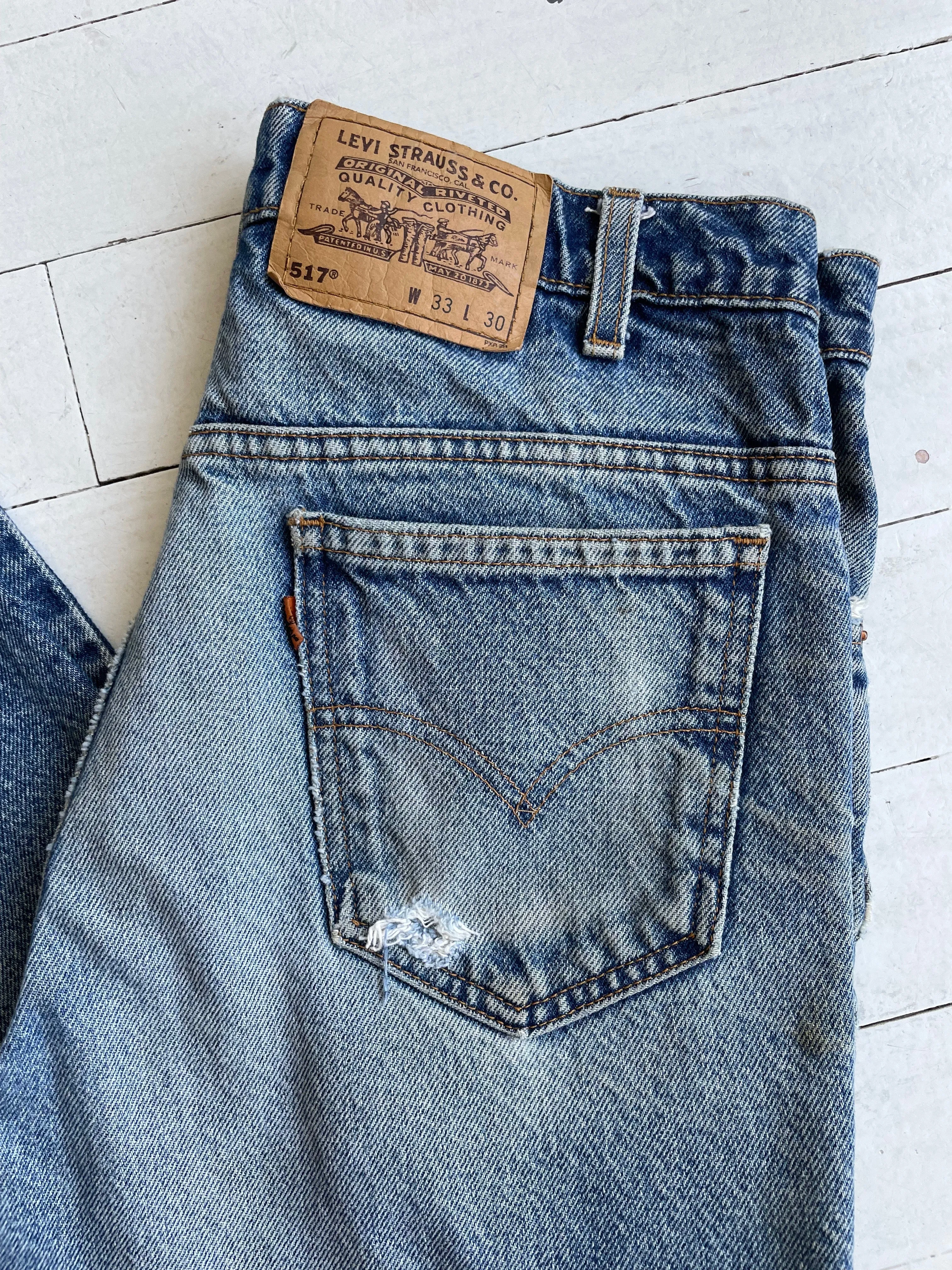 Vintage 1980s Levis 517s | made in the USA