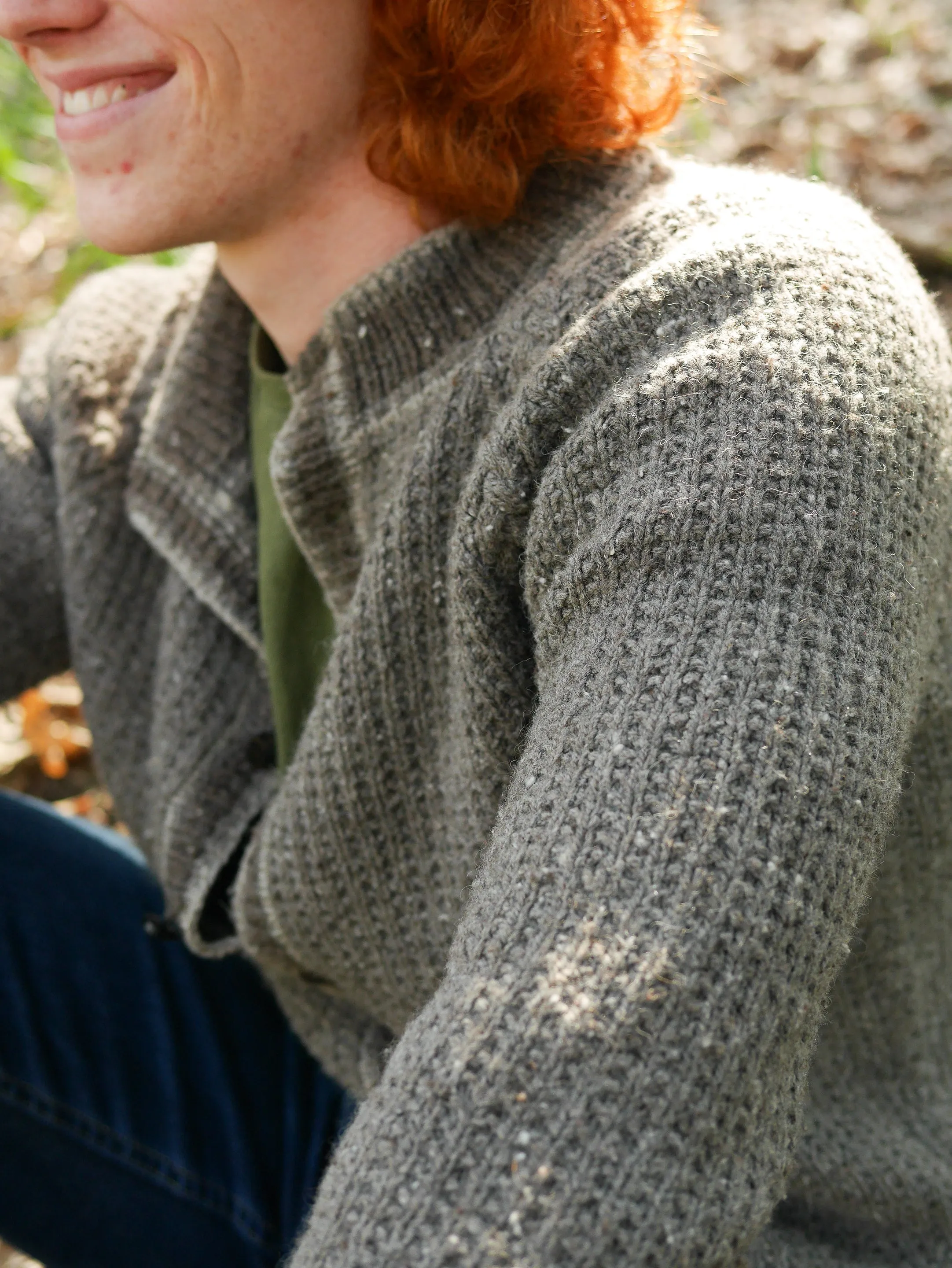 Wholegrain Men's Cardigan <br/><small>knitting pattern</small>