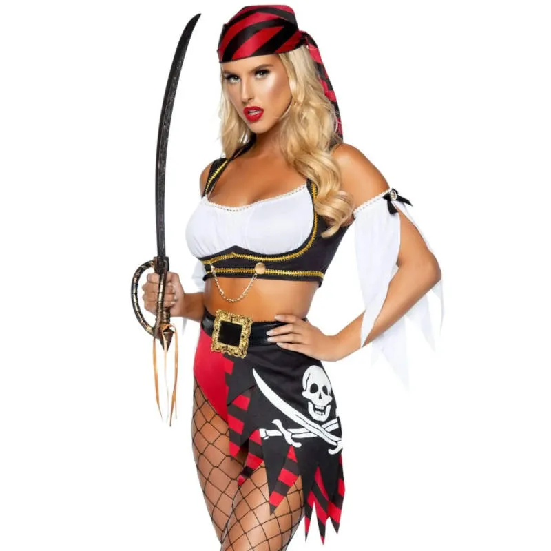 Wicked Pirate Wench Costume - Leg Avenue