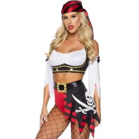 Wicked Pirate Wench Costume - Leg Avenue