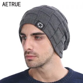 Winter Knit Hat Skullies Beanies Winter Hats For Men Women Beanie Warm Baggy Bonnet Fashion Cap Hat