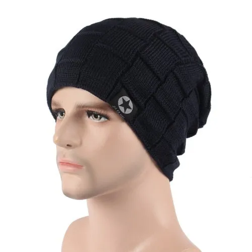 Winter Knit Hat Skullies Beanies Winter Hats For Men Women Beanie Warm Baggy Bonnet Fashion Cap Hat