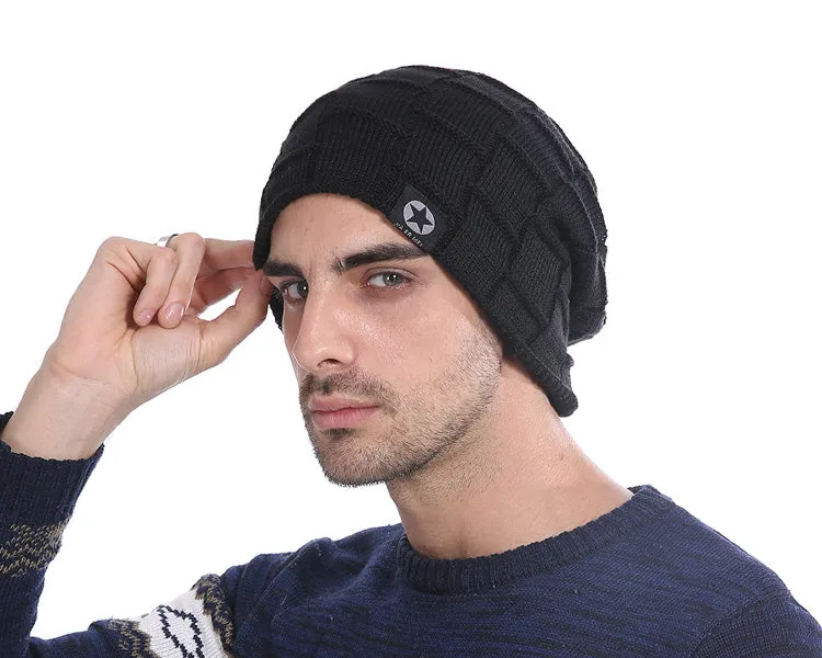 Winter Knit Hat Skullies Beanies Winter Hats For Men Women Beanie Warm Baggy Bonnet Fashion Cap Hat