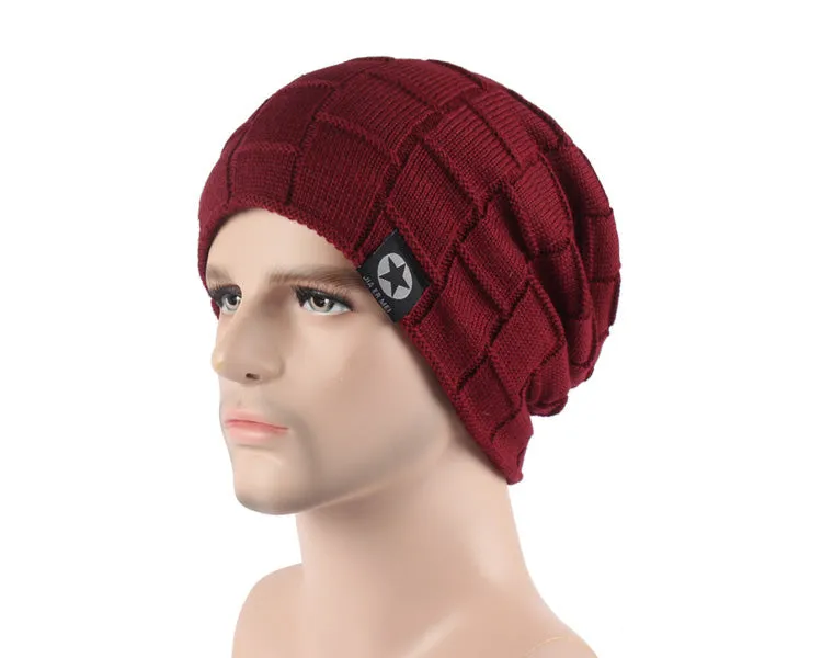 Winter Knit Hat Skullies Beanies Winter Hats For Men Women Beanie Warm Baggy Bonnet Fashion Cap Hat