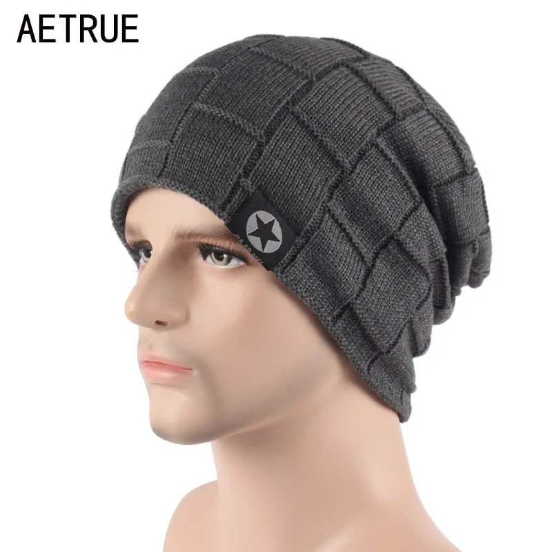 Winter Knit Hat Skullies Beanies Winter Hats For Men Women Beanie Warm Baggy Bonnet Fashion Cap Hat