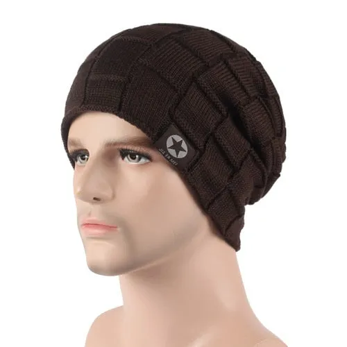 Winter Knit Hat Skullies Beanies Winter Hats For Men Women Beanie Warm Baggy Bonnet Fashion Cap Hat