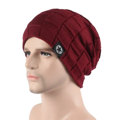 Winter Knit Hat Skullies Beanies Winter Hats For Men Women Beanie Warm Baggy Bonnet Fashion Cap Hat