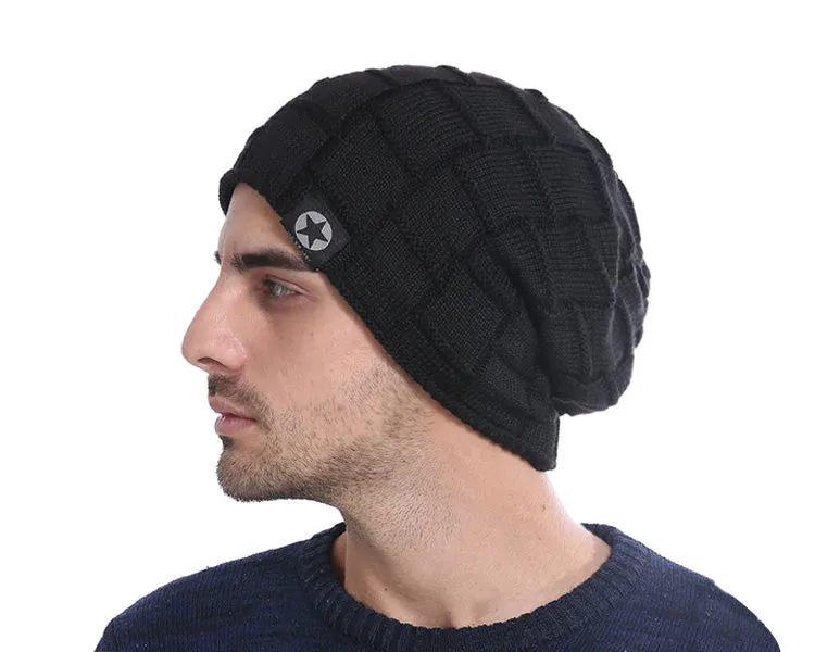 Winter Knit Hat Skullies Beanies Winter Hats For Men Women Beanie Warm Baggy Bonnet Fashion Cap Hat