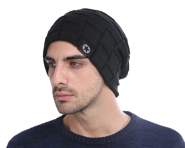 Winter Knit Hat Skullies Beanies Winter Hats For Men Women Beanie Warm Baggy Bonnet Fashion Cap Hat