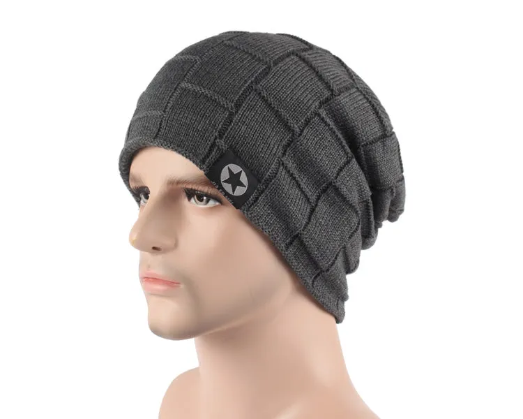 Winter Knit Hat Skullies Beanies Winter Hats For Men Women Beanie Warm Baggy Bonnet Fashion Cap Hat