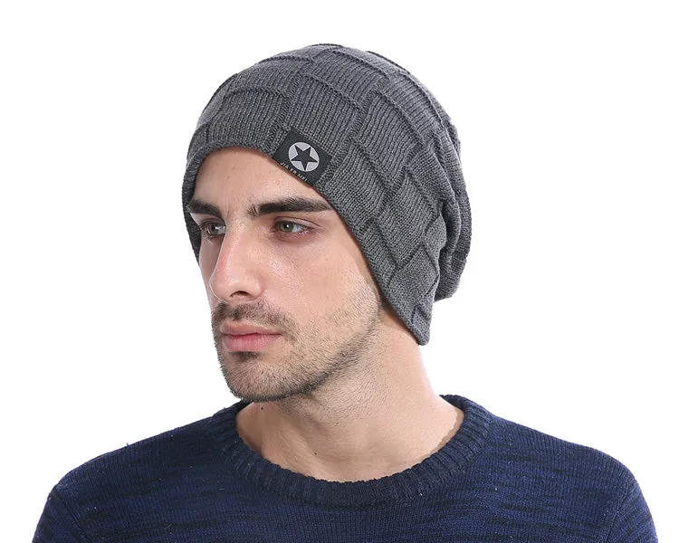 Winter Knit Hat Skullies Beanies Winter Hats For Men Women Beanie Warm Baggy Bonnet Fashion Cap Hat