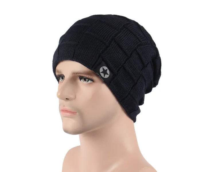 Winter Knit Hat Skullies Beanies Winter Hats For Men Women Beanie Warm Baggy Bonnet Fashion Cap Hat