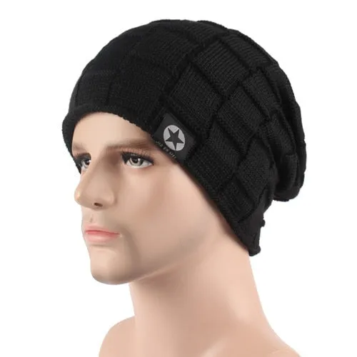 Winter Knit Hat Skullies Beanies Winter Hats For Men Women Beanie Warm Baggy Bonnet Fashion Cap Hat