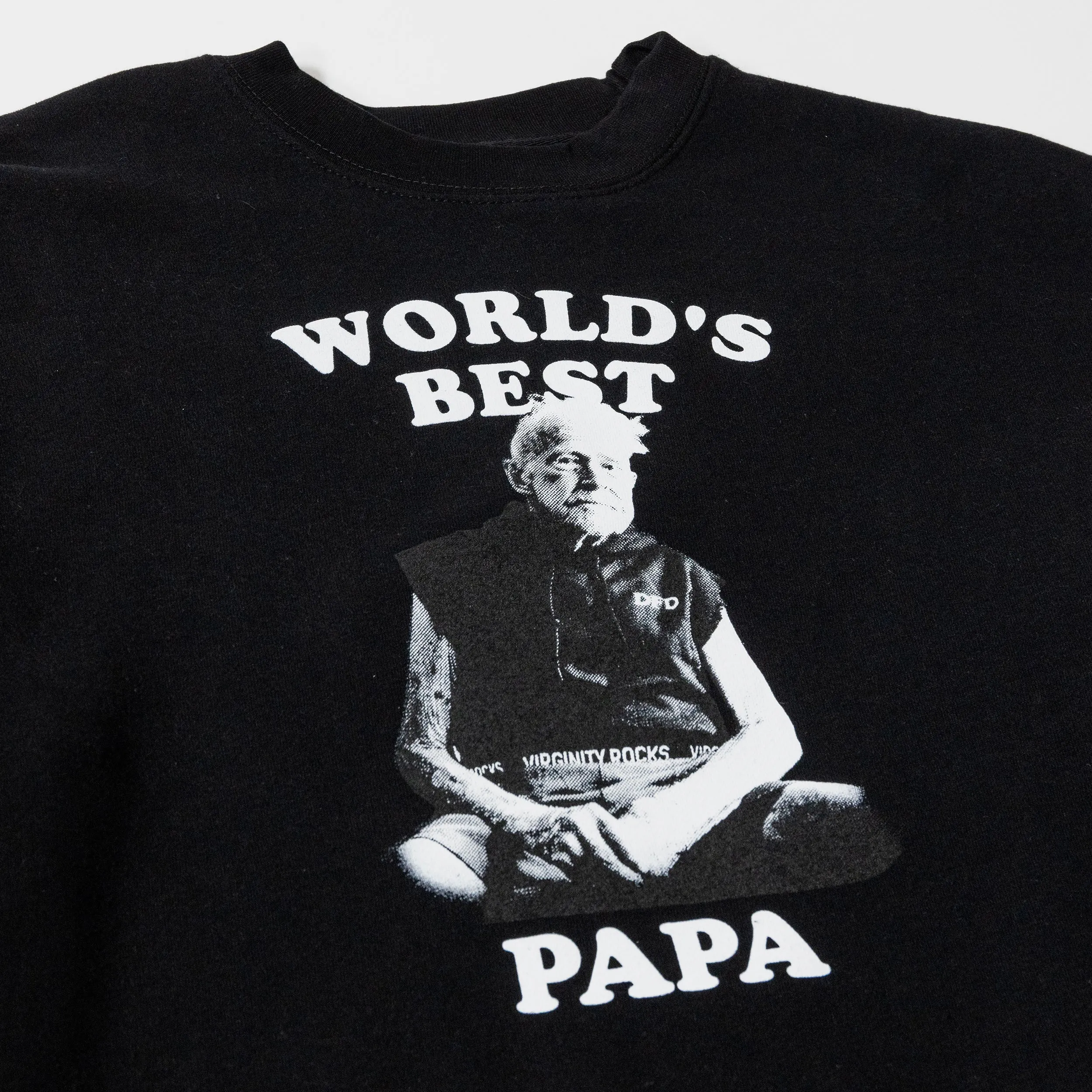 Worlds Best Papa Black Crewneck