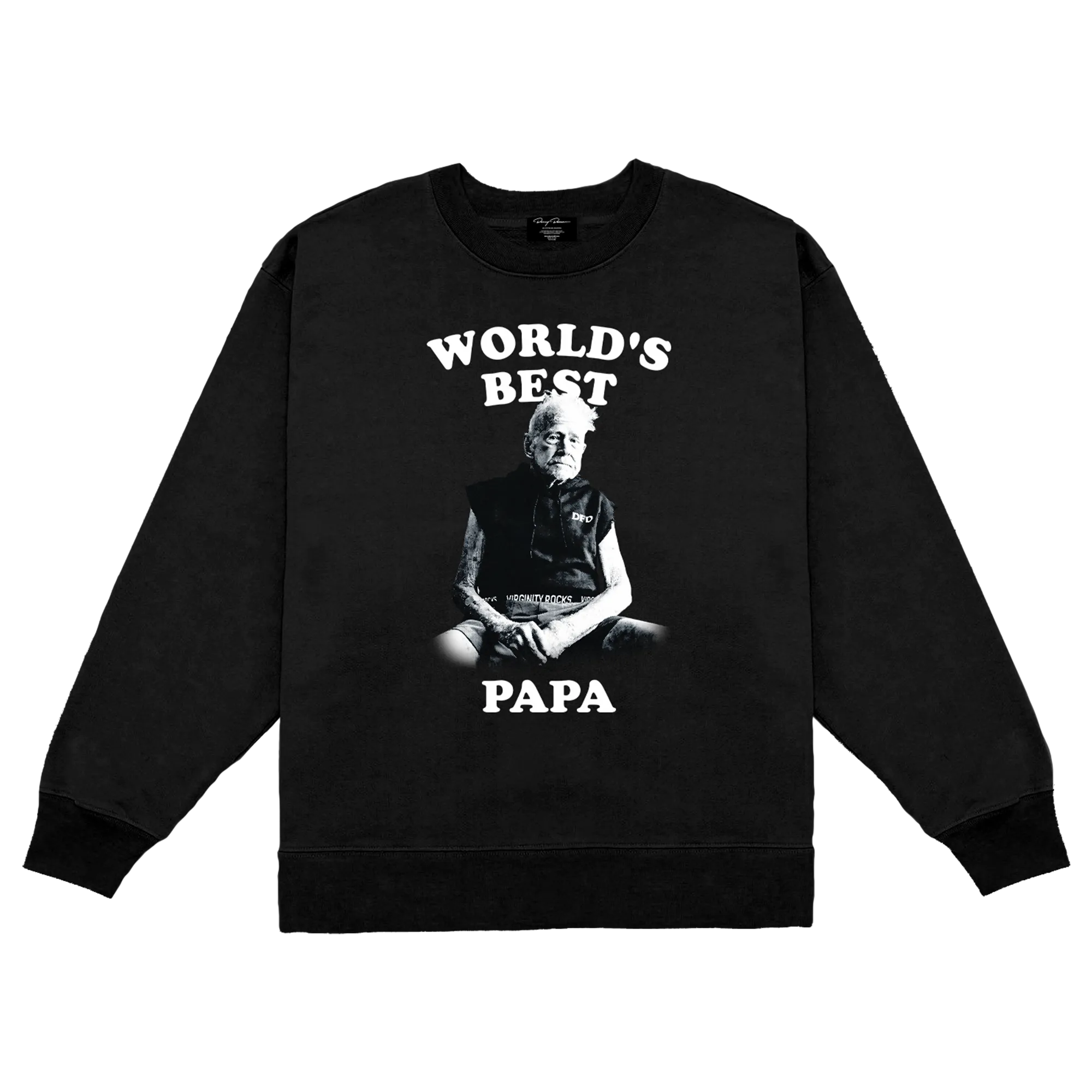 Worlds Best Papa Black Crewneck